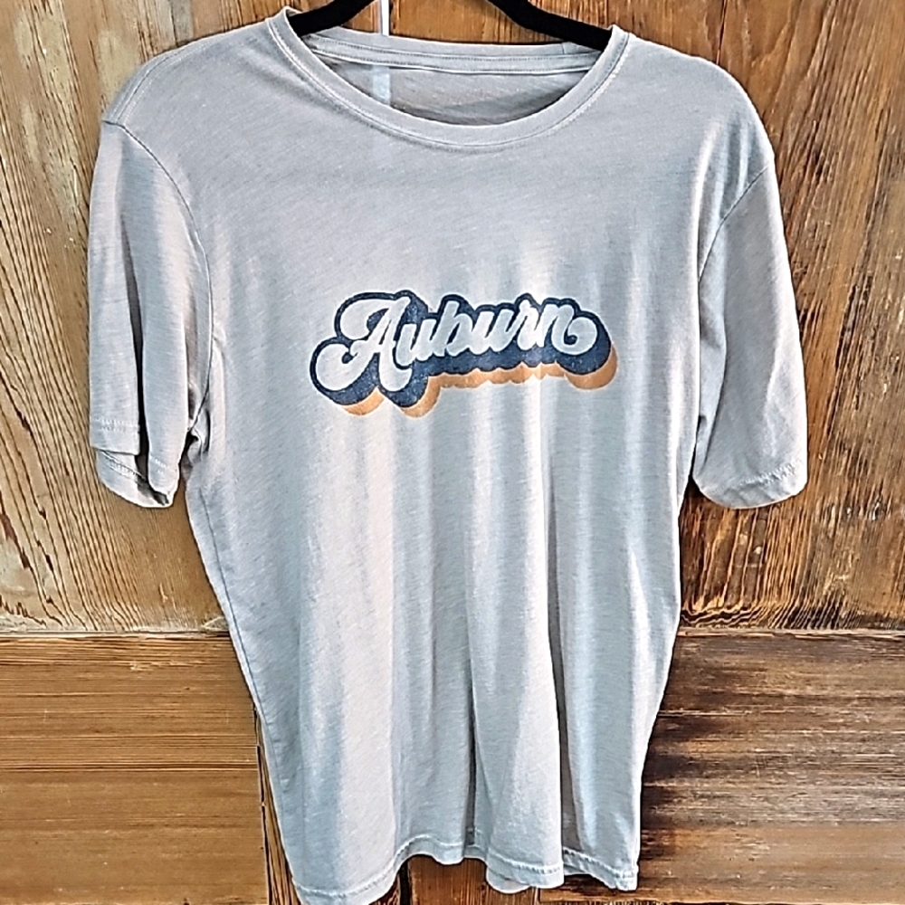 Gray Auburn Graphic T-Shirt